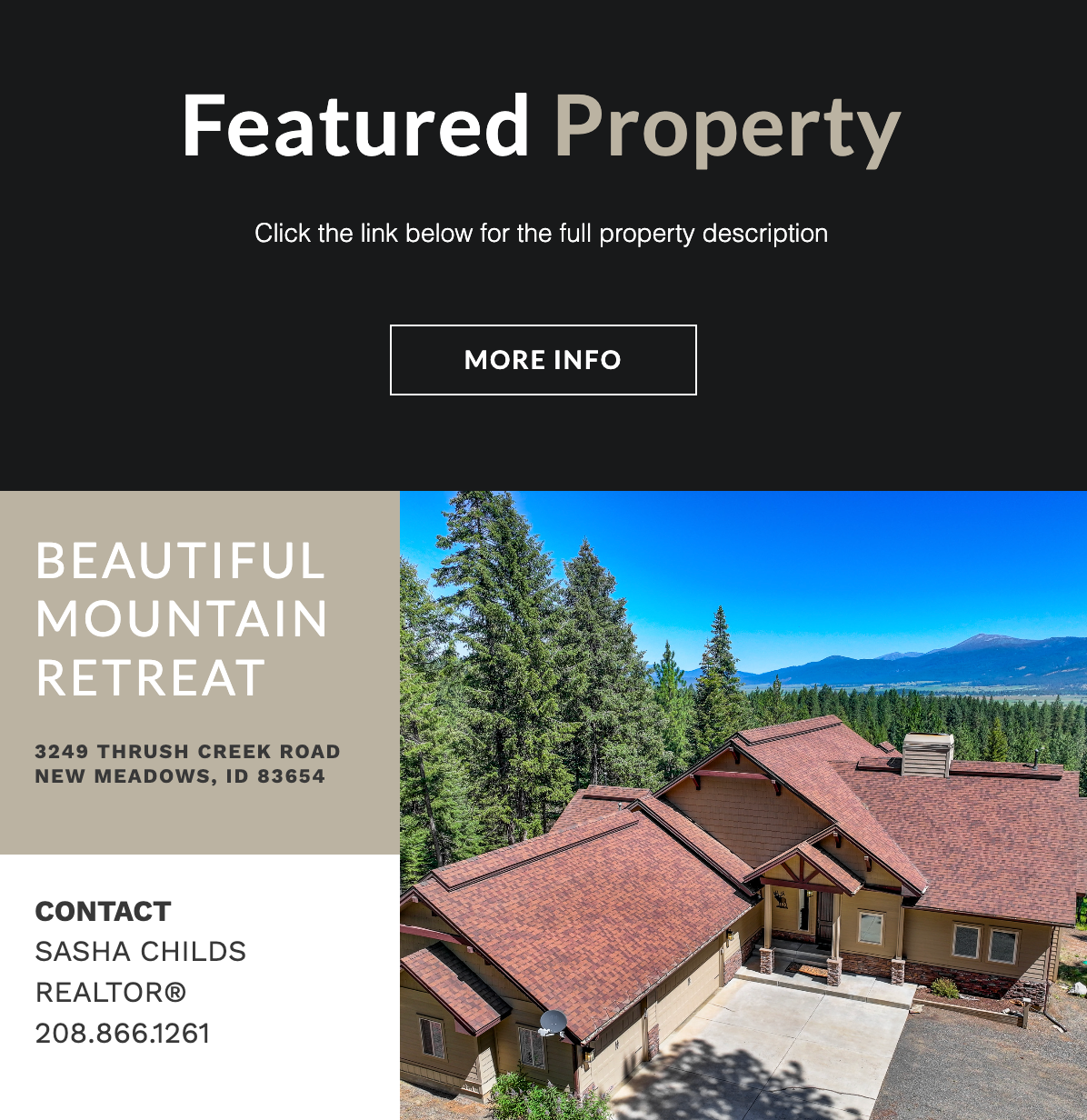 Featured Property Ad Space: Amherst Madison Brokerage Update (weekly newsletter)